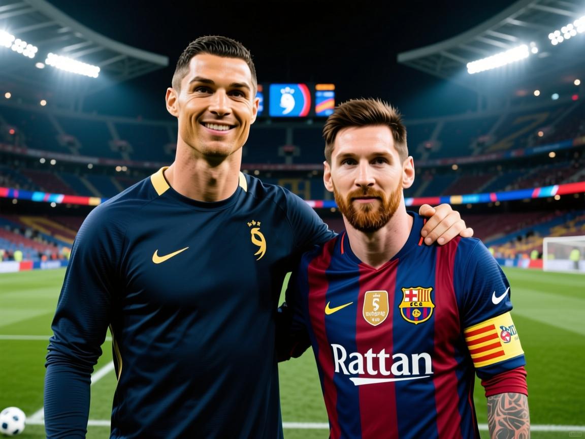 足坛两大巨星C罗梅西再成焦点  第2张