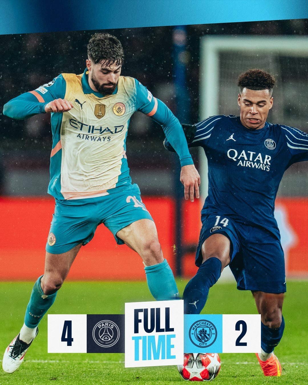 曼城5-2狂胜尤文！世俱杯16强对阵宣告出炉！梅西将战旧主大巴黎(梅西世俱杯淘汰赛再遇巴黎)